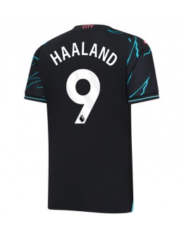 Moški Nogometna dresi replika Manchester City Erling Haaland #9 Tretji 2023-24 Kratek rokav